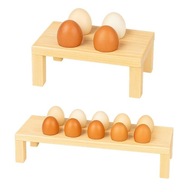 Stojak wielkanocny na jajka drewniany – 4-10 miejsc, dekoracja domu