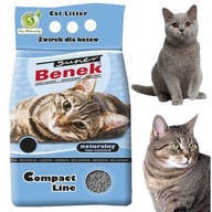 ŻWIREK DLA KOTA SUPER BENEK COMPACT 25L BENTONITOWY DROBNY ZBRYLAJĄCY KUWET