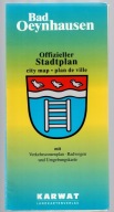 Bad Oeynhausen (Niemcy)- plan miasta z 1992 r