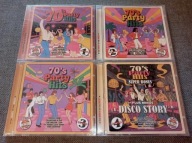 70'S PARTY HITS part 1, 2, 3, 4 / 4 CD-R AUDIO, REMASTER, NOWY, FOLIA!