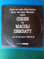 COHEN BY MACIEJ ZEMBATY FIRST WE TAKE MANHATTAN Winyl