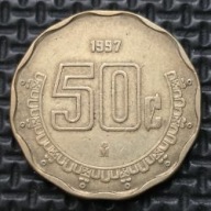 MEKSYK [1624]*50 centavo 2001 Herb, Ptak Orzeł (heraldyka)