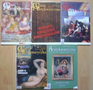 GAZETA ANTYKWARYCZNA -RYNEK SZTUKI DAWNEJ I WSPÓŁCZESNEJ -5 sztuk 1999/2001