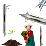 RĘCZNA SADZARKA DO SADZENIA ROZSADY SADZONEK ROŚLIN USUWA CHWASTY METALOWA