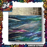 Obraz pt.: „Złoty spokój” w ramach akcji Malujemy sercem