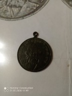 stary żydowski medalik Isaac Elhanan Spector