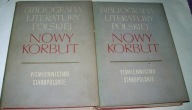 NOWY KORBUT PIŚMIENNICTWO STAROPOLSKIE HASŁA OSOBOWE 2 TOMY