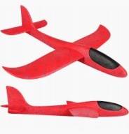 SAMOLOT STYROPIANOWY SZYBOWIEC RZUTKA DUŻY 47cm