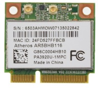 Karta sieciowa Wi-Fi WiFi Atheros AR5BHB116 PA3920U-1MPC Toshiba