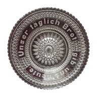 Patera do chleba z cytatem z modlitwy, Brockwitz, nr 8352 w katal. z 1931 r