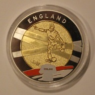 EURO 2012 POLSKA - UKRAINA, NUMIZMAT - ANGLIA - ENGLAND + CERTYFIKAT