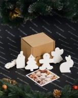 Aromatyczne ozdoby choinkowe (5 szt.) - BY VELCHEVA