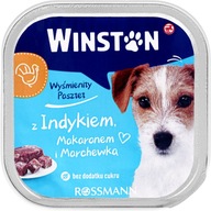 WINSTON Wyśmienity pasztet karma mokra indyk makaron marchewka 300 g