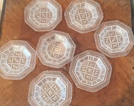 Podstawki szklane 7 sztuk