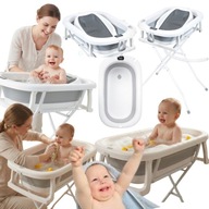 WANIENKA SKŁADANA DLA DZIECKA ZE STOJAKIEM DUŻA PRIMABOBO Z TERMOMETREM