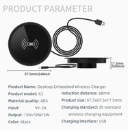 Ładowarka indukcyjna do zabudowy w biurku – szybkie i wygodne ładowanie
