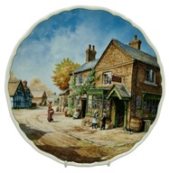 ROYAL DOULTON Angielski porcelanowy kolekcjonerski talerz