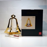 HOLMEGAARD ZAWIESZKA ŚWIĄTECZNA DENMARK DEKORACJA SREBRNY DZWONEK ŚWIECZNIK