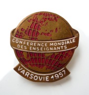 ŚWIATOWA KONFERENCJA NAUCZYCIELI - WARSZAWA 1957