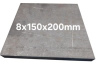 Blacha stalowa formatka z blachy 8mm 150x200mm