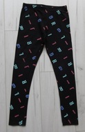 Reserved Kids Legginsy dziewczęce 134 z nadrukiem