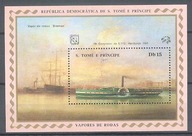 S.TOME E PRINC. 25 rocz. Międzyn. Org. Morskiej-Bremen 1984** Mi B-152 (004