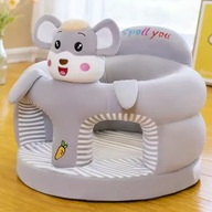 Fotelik dla dziecka Krzesło Nauka siedzenia Miękki pokrowiec na fotel