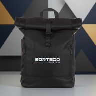 BORTEGO Plecak Ultralekki Roll Top Czarny Wodoszczelny 20L Podróżny