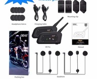INTERKOM EJEAS V6 PRO PLUS x2 USB - C kask Motocykl Uchwyt Hit Prezent HJC