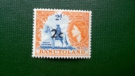 Basutoland * 2c nadruk QEII kolonie angielskie brytyjskie