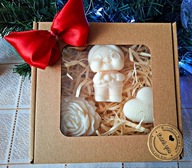 Zestaw sojowych świeczek na Dzień Babci, Box ze świeczkami Babcia prezent