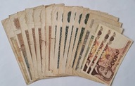Zestaw Starych Banknotów Polskich 1929 1940 1941 1982 - 18 szt
