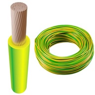 Przewód linka kabel H07V-K LGY 1x16 16 mm2 żółto-zielony 750 V miedź 1 m