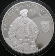 Białoruś 20 rubli 2014 - Konstanty Ostrogski - srebro - stan menniczy