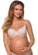 Śliczna markowa bielizna 3036 LUPOLINE biustonosz do karmienia - beżowy 65H