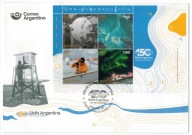 Argentyna 2022 FDC Znaczki Blok 181 pogoda meteorologia nauka