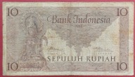 INDONEZJA 10 RUPII 1952 !!!