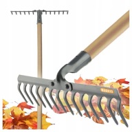 GRABIE METALOWE OGRODOWE DO TRAWY 14 ZĘBÓW 36-36 x 153cm