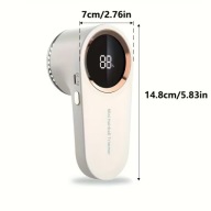 Trymer do Ubrań USB-C Golarka do Swetrów i Koców Usuwa Zmechacenia LED