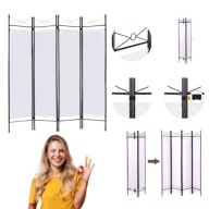 PARAWAN POKOJOWY SKLADANY METALOWY DEKORACYJNY PANELOWY UNIWERSALNY