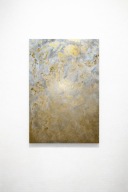 Obraz Akryl „Złoto i Popiół” wykonany na płótnie 50x70 cm