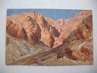 ZAGINIONY ŚWIAT TEBY DOLINA KRÓLÓW GROBOWCE KRÓLÓW przedwojenna POCZTÓWKA