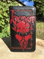 Portfel skórzany Venom hand made Black metal