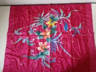 Śliczna galanteria chusta apaszka kwiatowe wzory Malaysia