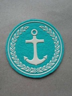 Naszywka wojskowa kotwica