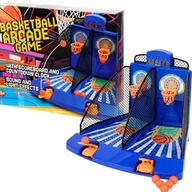 MINI GRA W KOSZYKÓWKĘ ZESTAW DLA 2 GRACZY TABLICA WYNIKÓW EFEKTY ŚWIETLNE