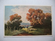 ZAGINIONY ŚWIAT PASTUSZKA OWIEC przedwojenna POCZTÓWKA