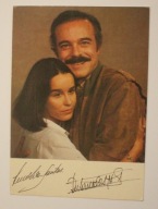 Lucelia Santos - Isaura i Rubens de Falco - Leoncio - Niewolnica AUTOGRAFY