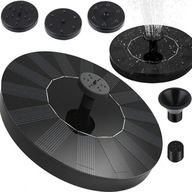 FONTANNA SOLARNA OGRODOWA PŁYWAJĄCA POMPA DO OCZKA WODNEGO STAWU OGRODU 2w1