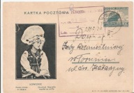 LINIEWO -karta pocztowa Cp68/28 -obieg 1936 rok